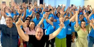 Marcus Brandão e Audreia Noleto prestigiam evento de Concita Pinto