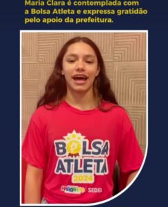 Vídeo: Maria Clara, Talento de Cantanhede, Recebe Bolsa Atleta e Agradece Suporte Municipal