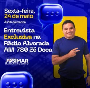 Deputado Federal Josimar  Maranhãozinho em Entrevista Exclusiva na Rádio Alvorada