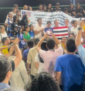 Em agenda concorrida em Caxias, Brandão mostra a amizade sólida com os Gentil… Assistam ao vídeo