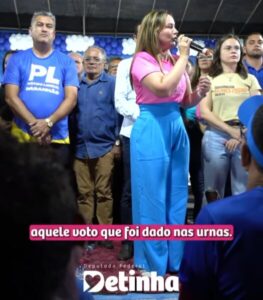 Deputada Federal Detinha Destaca Desejo de Mudança em Governador Nunes Freire no Lançamento da Pré-Candidatura de Fernando PL