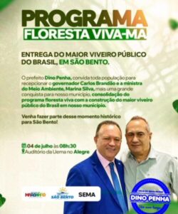 Nova Era Verde: Dino Penha Anuncia Entrega do Maior Viveiro Público do País