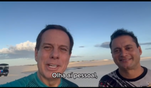 Doria conhece os Lençóis Maranhenses: “nunca vi um lugar tão lindo”. Veja o vídeo