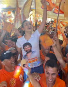 Rebecca Araújo arrasta multidão durante convenção em Marajá do Sena