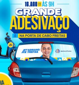 São Vicente Ferrer se Prepara para o Maior Adesivaço Já Realizado, Liderado pelo Prefeito Adriano Freitas