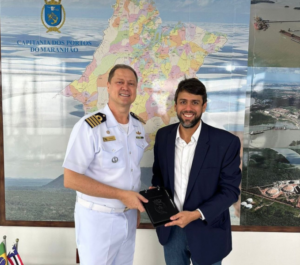 Pedro Lucas Fernandes visita Capitania dos Portos do MA