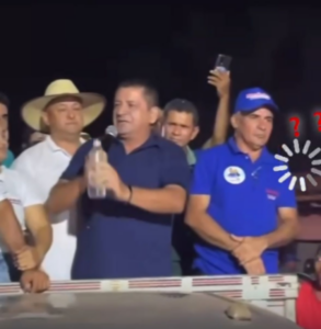 Mesmo com reforço do irmão prefeito, passeata de Neném Machado é um fiasco em Marajá do Sena
