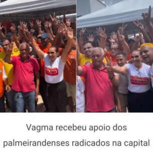 Palmeirândia: Vagma Trinta reúne-se com amigos e correligionários em São Luís