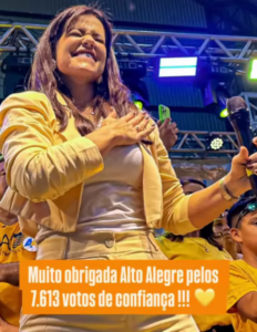 Nilsilene do Liorne é reeleita em Alto Alegre do Maranhão