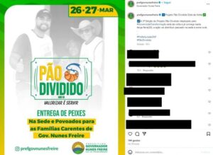 Secretário de Josimar da Serraria usa rede social da Prefeitura para supostamente se promover