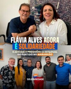Flávia Alves assume presidência do Solidariedade no Maranhão