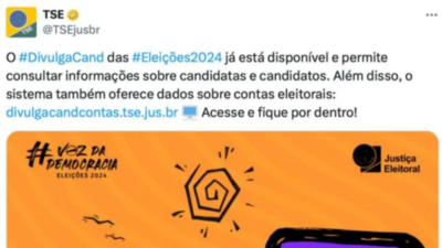 TSE faz publicação no X depois de decisão de Moraes