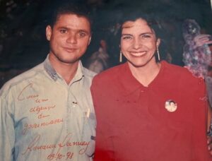 A história de uma foto: Roseana Sarney pós-cirurgia em 1998…