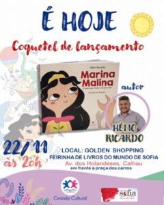 Hélio Ricardo lança livro infantil em noite de autógrafos no Golden Shopping