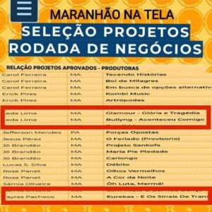 Filmes Bullying e Glamour, além da websérie Eurekas, no Maranhão na Tela
