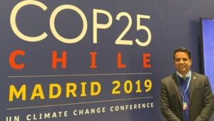 Na COP-25, em Madri, Edilázio defende combate a queimadas no Brasil