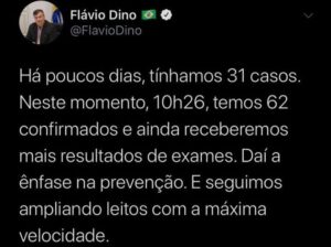 Maranhão praticamente triplica casos de CoVID-19 em 48 horas…