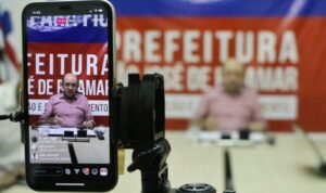 Eudes Sampaio na linha de frente contra Covid-19 em Ribamar