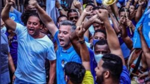 Fábio Câmara intensifica campanha por Neto e mobiliza multidão no Centro