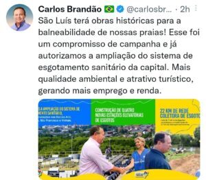 Brandão autoriza ampliação do sistema de esgotamento sanitário da capital