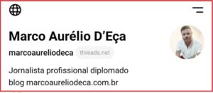 Blog Marco Aurélio d’Eça estreia no Threads…