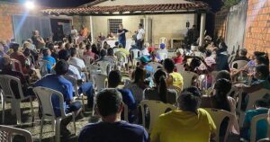 Rafael presta contas do mandato na Vila Cícero Ferraz, em Timon…