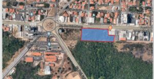 Nova via construída para melhorar o trânsito da rotatória do Quartel da PM, fica em terreno comprado por R$8 milhões