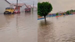 Sem infraestrutura, Barreirinhas fica alagada após chuvas
