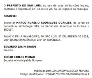 Escândalo de R$ 7 milhões da Juju e Cacaia derruba secretário de Cultura de Braide…