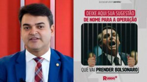 Rubens Júnior é detonado após pedir sugestões de “nome de operação para prender Bolsonaro”