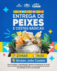 Solidariedade!!! Prefeitura de Caxias fará distribuição de peixes nesta quarta-feira (27)