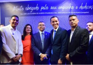 Com grande prestígio da família Gonçalo, Cláudio da ONG e Paulinho marcam presença na posse do novo presidente do TRE-MA.