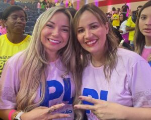 Presidente do PL Mulher de São Luís, Rejanny Braga participa de encontro com Michele Bolsonaro e Detinha