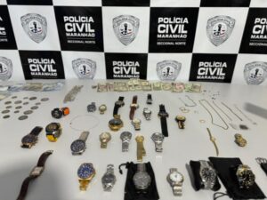 Polícia Civil prende em estabelecimento comercial homem que vendia relógios e joias roubadas em São Luís