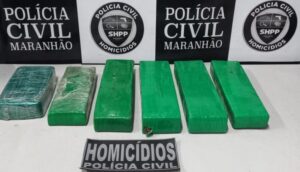 Polícia apreende tabletes de maconha e barra de crack e prende quarteto em Timon