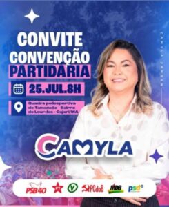 Pré-candidata Camyla Jansen anuncia convenção para 25 de julho em Cajari