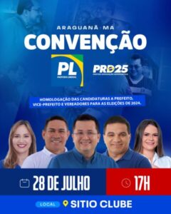 PL e PRD anunciam convenção para oficializar Flávio Amorim à reeleição