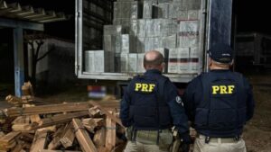 PRF apreende carga de 270 mil maços de cigarros contrabandeados em Alto Alegre do MA