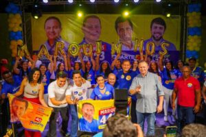 Nos braços do povo, Marquinhos dá a largada para sua reeleição