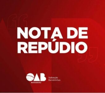 OAB de Barreirinhas repudia fala desrespeitosa de ódio e aversão do prefeito Léo Costa contra a presidente Iracema Vale