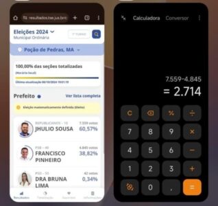 ASSISTA! Em Poção de Pedras, Jhulio Sousa vence a eleição com 60,57% dos votos e derrota o Grupo Cascaria