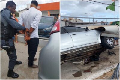 Vídeo: Motorista invade parada e atropela pessoas em São Luís; vítimas ficaram gravemente feridas e uma delas com fraturas expostas