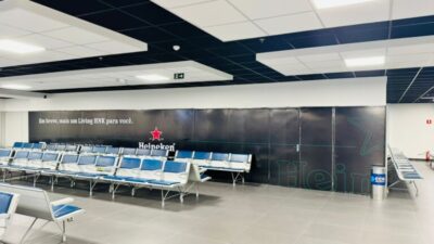 Bar da Heineken deve abrir em dezembro no Aeroporto de São Luís