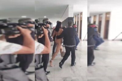 Mulher fica nua no Palácio do Planalto e diz que quer falar com o presidente Lula
