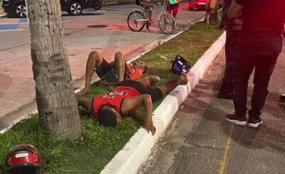 Mulher persegue e atropela assaltantes na Lagoa da Jansen após ser roubada na Avenida Litorânea, em São Luís