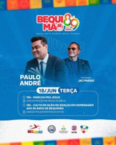 #Bequimao89Anos: Paulo André e Jacymário são atrações do segundo dia de comemorações