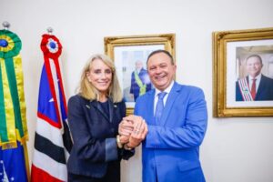 Brandão recebe visita da embaixadora dos Estados Unidos no Brasil