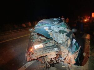 PRF prende motorista embriagado é envolvido em acidente grave na BR-010, em Ribamar Fiquene