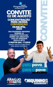 Convenção do Progressistas de Codó anuncia apoio a Chiquinho FC