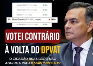 Allan Garcês vota contra novo DPVAT…
